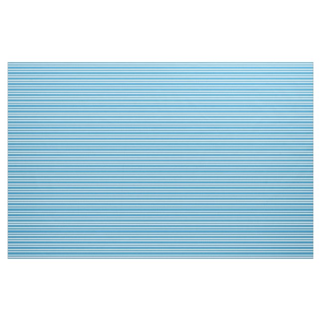 Tela Patrón de rayas blancas y azules (Yarda)