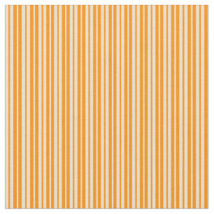Tela Patrón de rayas de color de Tan y Naranja oscuro
