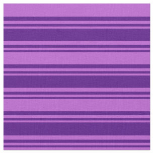 Tela Patrón de rayas de color índigo y orquídeo