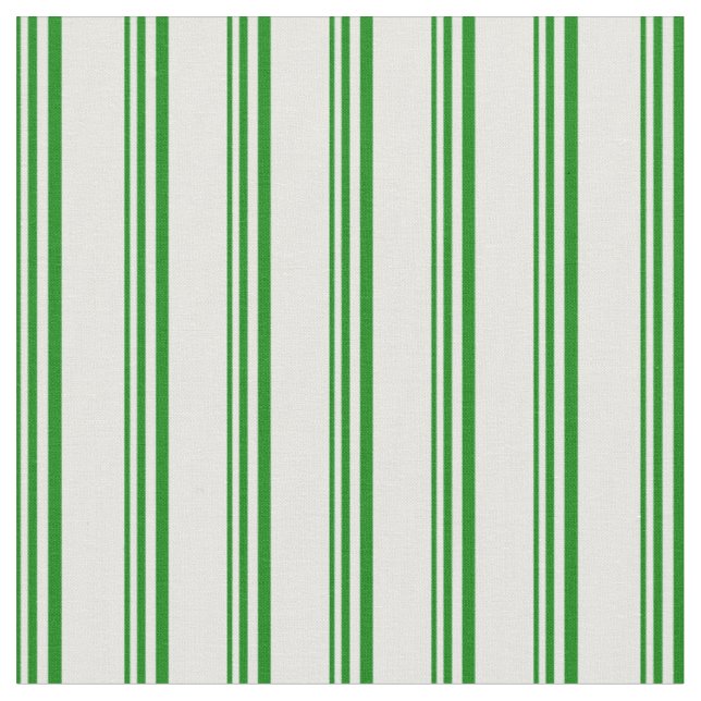 Tela Patrón de rayas de crema verde y de menta (De cerca)