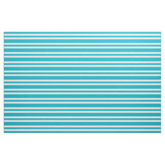 Tela Patrón de rayas de mod negrita Aqua Turquoise Retr