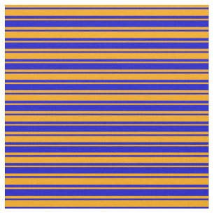 Tela Patrón de rayas/líneas azul y Naranja