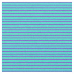 Tela Patrón de rayas/líneas azul y turquesa de pizarra