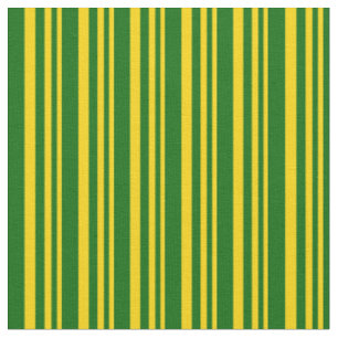 Tela Patrón de rayas/líneas de color amarillo y verde o