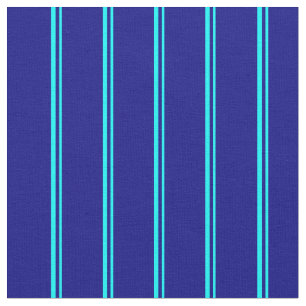 Tela Patrón de rayas/líneas de color azul y Aqua