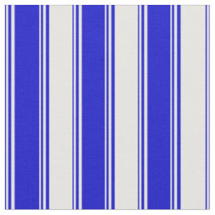 Tela Patrón de rayas/líneas de color azul y blanco