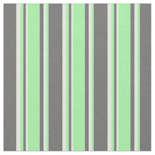 Tela Patrón de rayas/líneas de color gris oscuro, verde