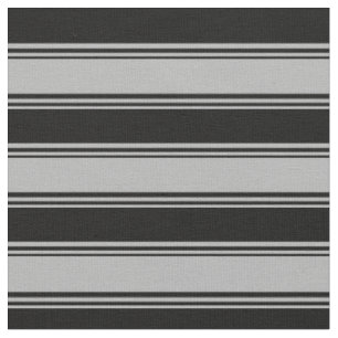 Tela Patrón de rayas/líneas de color gris oscuro y negr