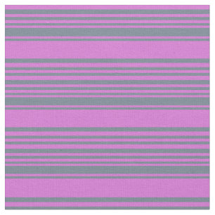 Tela Patrón de rayas/líneas de color gris pizarra y orq