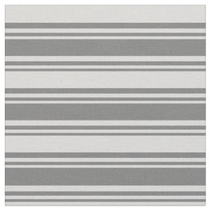 Tela Patrón de rayas/líneas de gris claro y gris oscuro
