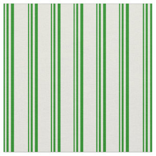 Tela Patrón de rayas/líneas verdes y beiges