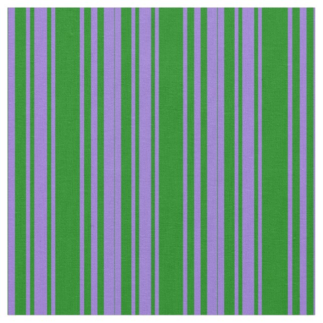 Tela Patrón de rayas moradas y verdes (De cerca)