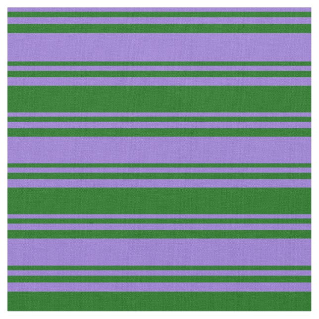 Tela Patrón de rayas morado y verde oscuro (De cerca)