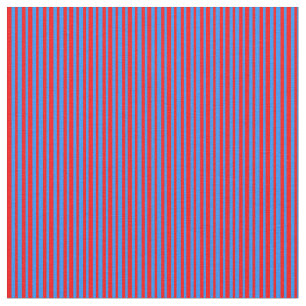 Tela Patrón de rayas rojas y azules