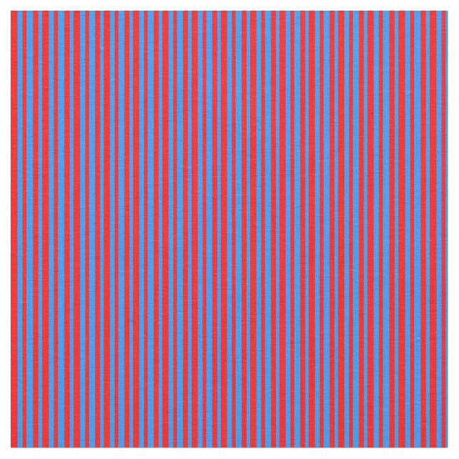 Tela Patrón de rayas rojas y azules (De cerca)