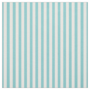 Tela Patrón de rayas simples Aqua/White Trendy