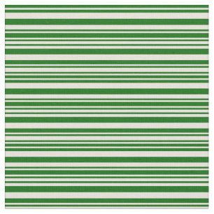 Tela Patrón de rayas verdes beige y oscuro