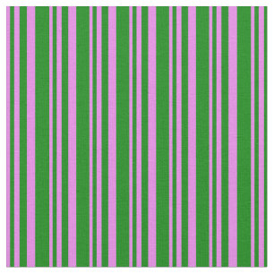 Tela Patrón de rayas violeta y verde