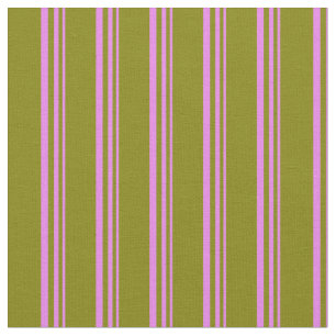 Tela Patrón de rayas violeta y verde
