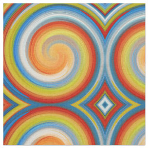 Tela Patrón de remolino en espiral abstracto #84