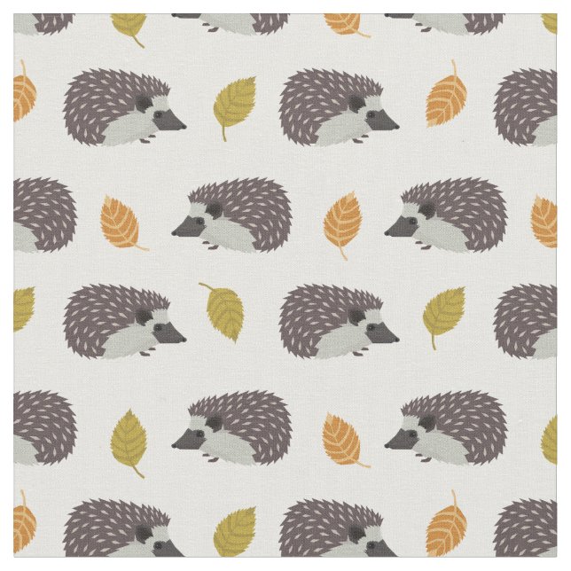 Tela Patrón de repetición de hedgehog (De cerca)