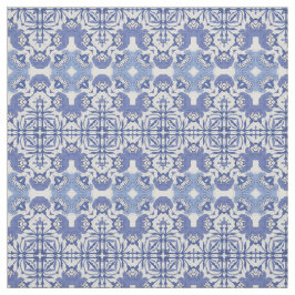 Tela Patrón de repetición horizontal de chinoiserie azu