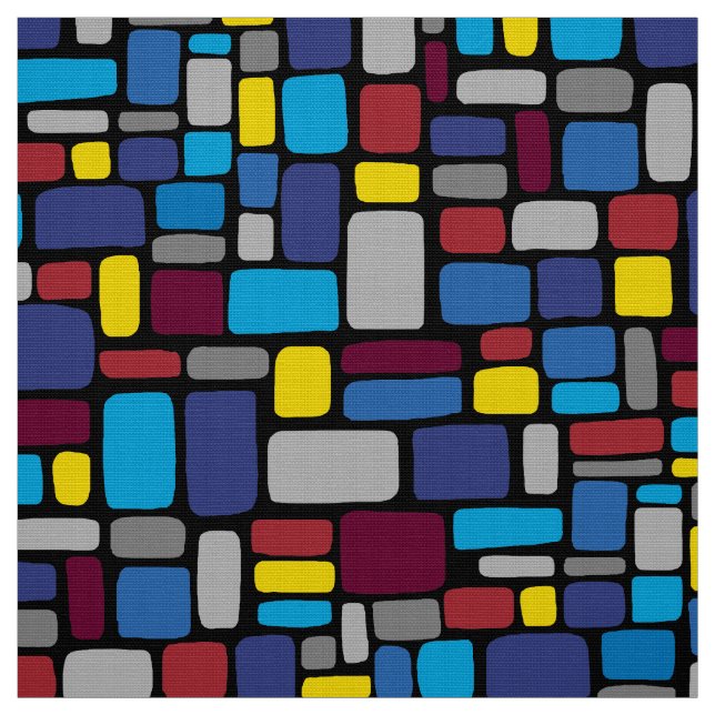 Tela Patrón de resumen de mosaico 050721 v2 (Retal)