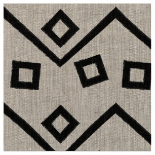 Tela Patrón de resumen geométrico azteca