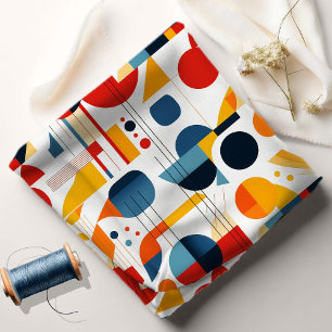 Tela Patrón de resumen geométrico de Bauhaus #6 ID1068