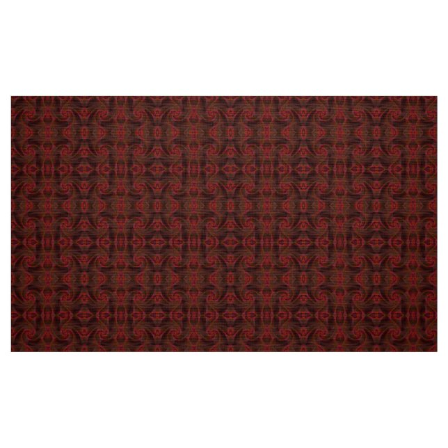 Tela Patrón de resumen rojo ("Cuarto gordo" (fat quarter))