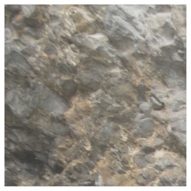 Tela Patrón de rocas (De cerca)