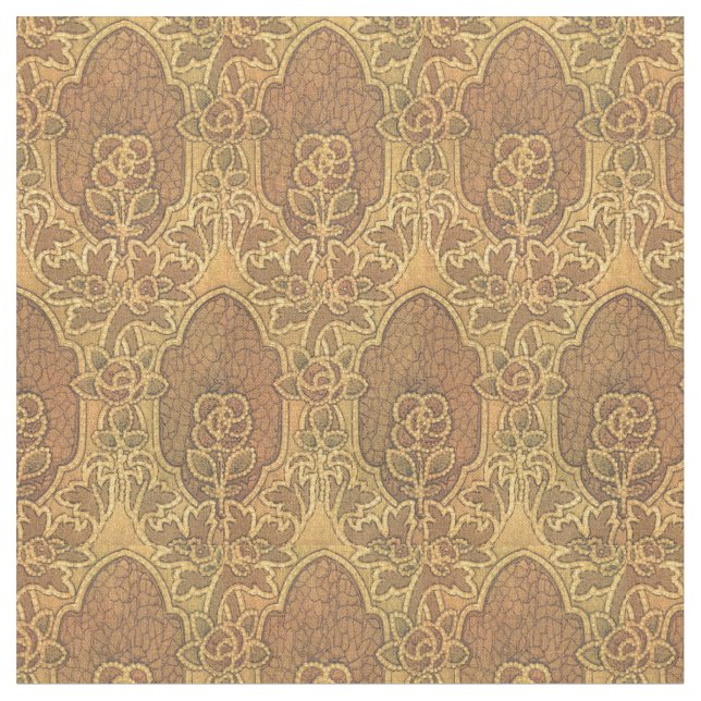 Tela Patrón de Rosa de estilo Mackintosh (De cerca)