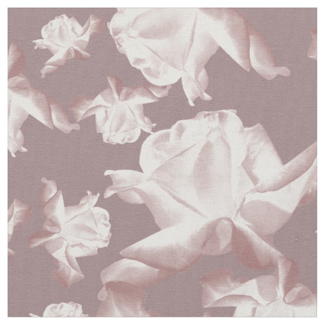 Tela patrón de rosas (De cerca)