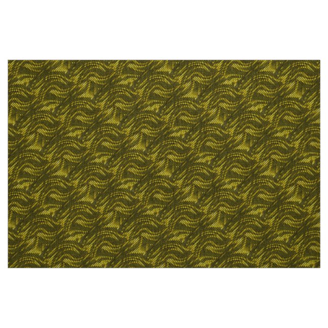 Tela Patrón de rotación amarillo abstracto ("Cuarto gordo" (fat quarter))