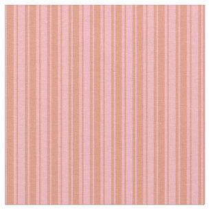 Tela Patrón de Salmón rosa claro y oscuro de franjas