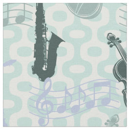 Tela Patrón de saxofón y violines