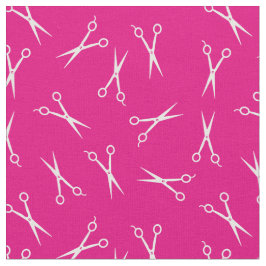 Tela Patrón de Sencillo Blanco Rosado Caliente