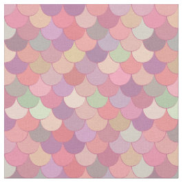 Tela Patrón de sirena rosa