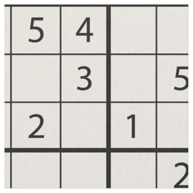 Tela Patrón de sudoku (De cerca)