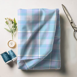 Tela Patrón de Tartán ID210 azul y blanco