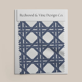 Tela Patrón de tejados de mimbre blanco y marrón de ver