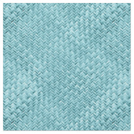 Tela Patrón de tejido geométrico gráfico Aqua