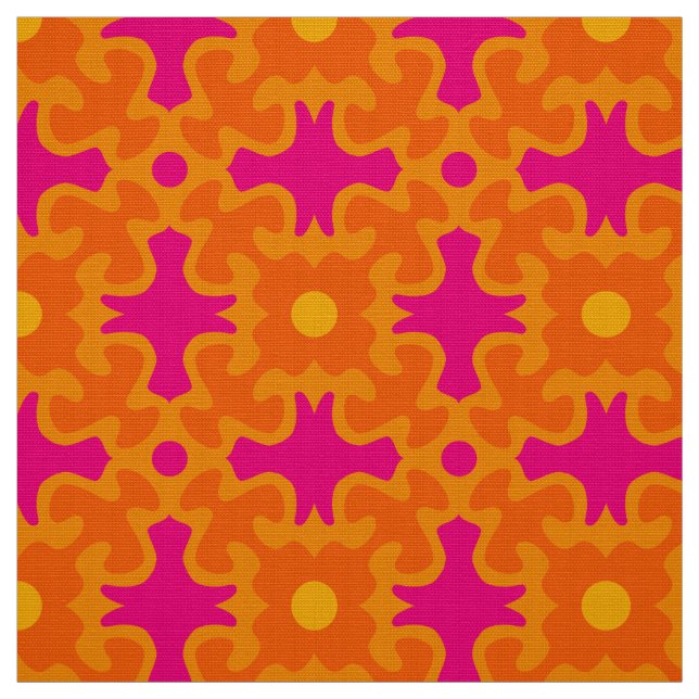 Tela Patrón de tejido retro (Retal)