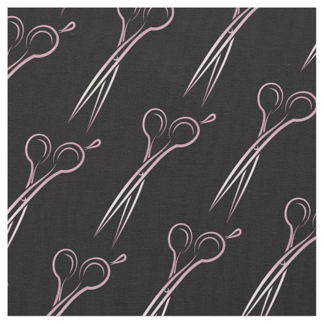 Tela patrón de tijeras de oro de peluquería de peluquer (De cerca)