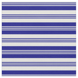 Tela Patrón de tiras/líneas de color azul y cian claro
