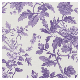Tela Patrón de Toile de Rosa Lavanda