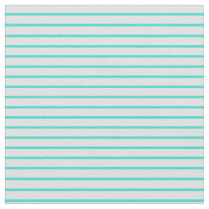 Tela Patrón de tuberías/bandas de lavanda y turquesa