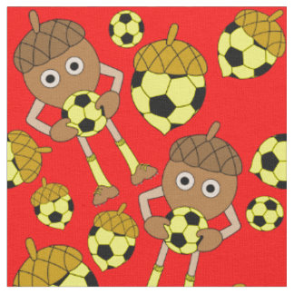 Tela Patrón de tuercas de fútbol