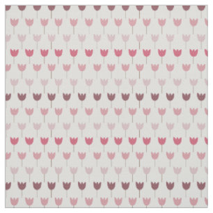 Tela Patrón de tulipanes rosado simple dulce - Colores