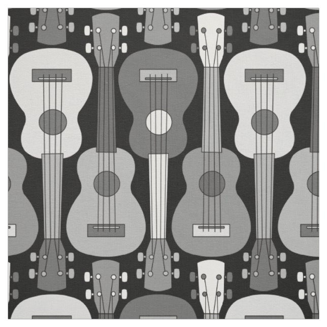 Tela Patrón de ukulele vertical (Retal)